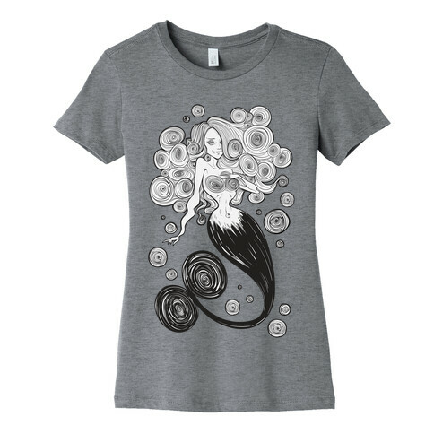 Spirals Mermaid Parody Womens T-Shirt