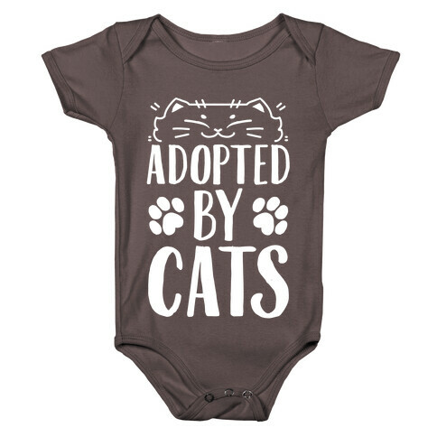 Adopted By Cats Baby One-Piece