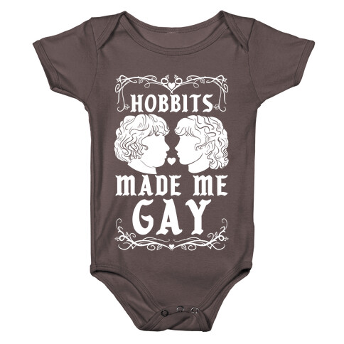 Hobbits Made Me Gay Baby One-Piece