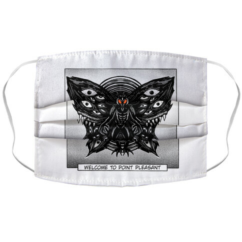 Welcome To Point Pleasant Mothman Manga Accordion Face Mask