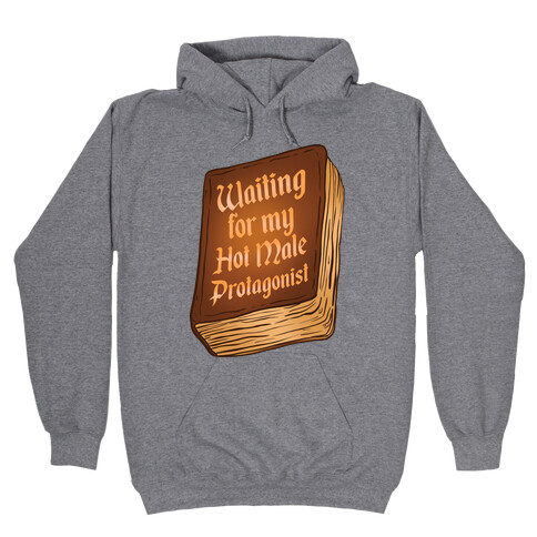 Waiting for my Hot Male Protagonist Hooded Sweatshirt