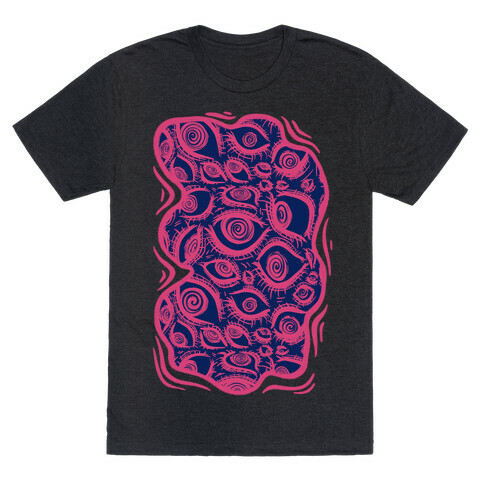 Sanpaku Eyes Tee Inverted Pink T-Shirt