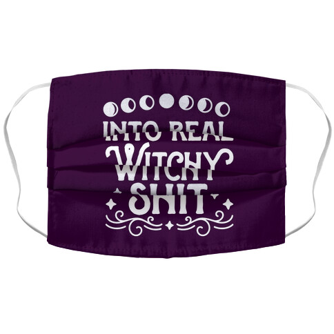 Into Real Witchy Shit Accordion Face Mask