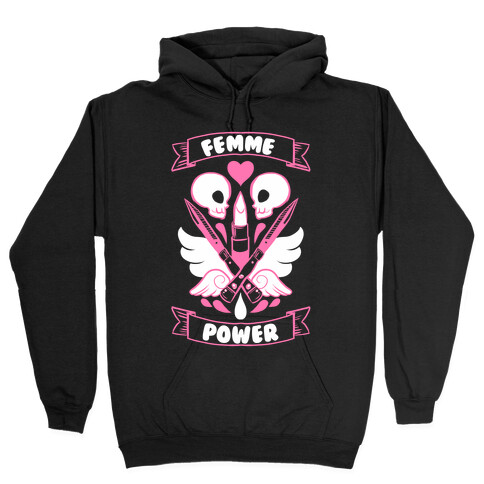 Femme Power Hooded Sweatshirt