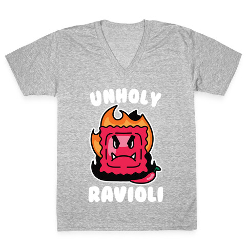 Unholy Ravioli V-Neck Tee Shirt