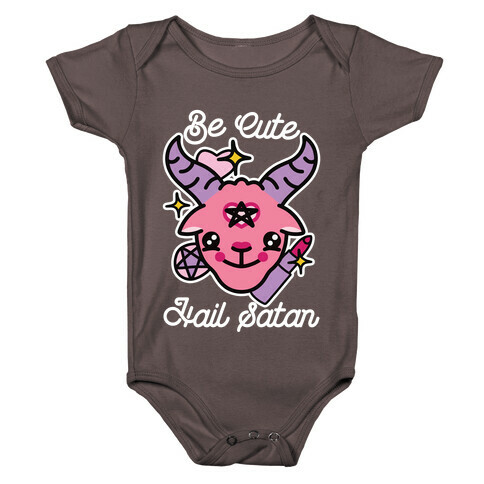 Be Cute, Hail Satan Baby One-Piece