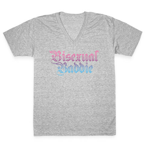 Bisexual Baddie V-Neck Tee Shirt