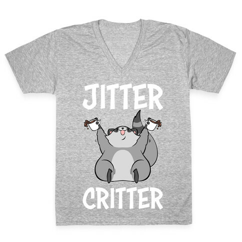 Jitter Critter V-Neck Tee Shirt