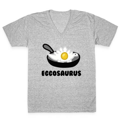 Eggosaurus V-Neck Tee Shirt