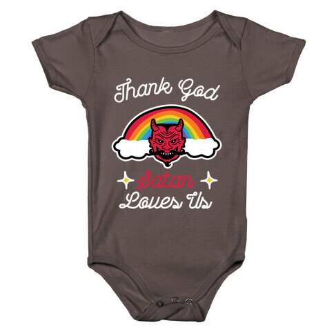 Satan Loves Us Baby One-Piece