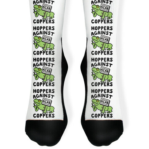 Hoppers Against Coppers Sock