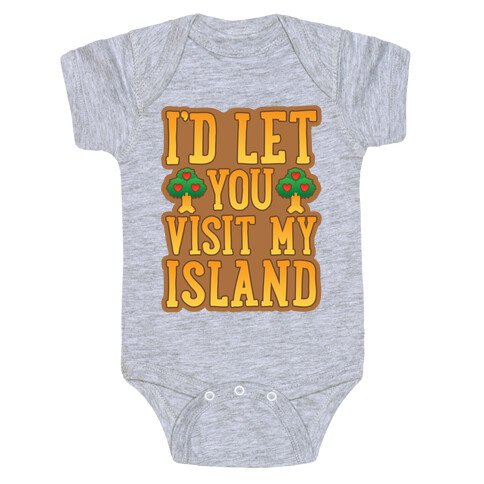 I'd Let You Visit My Island Baby One-Piece