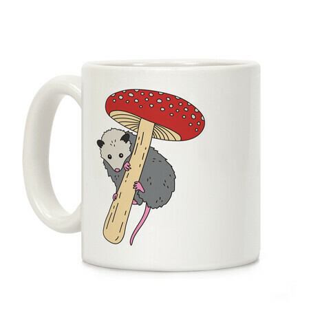 Opossum Mushroom Coffee Mug