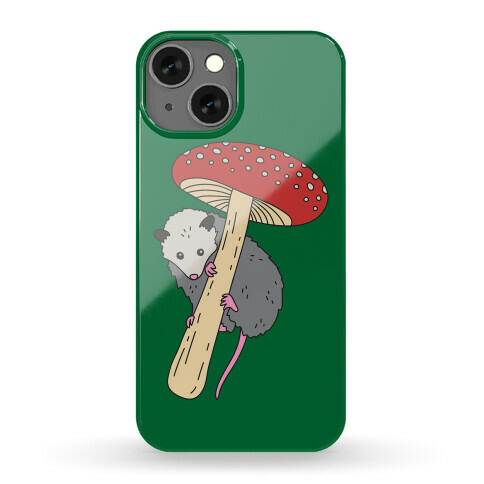 Opossum Mushroom Phone Case