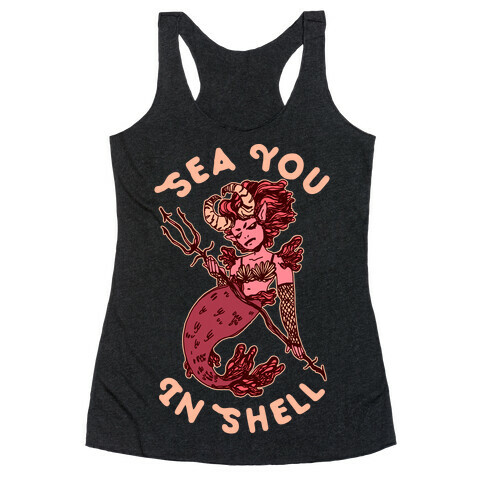 Sea You In Shell Racerback Tank Top