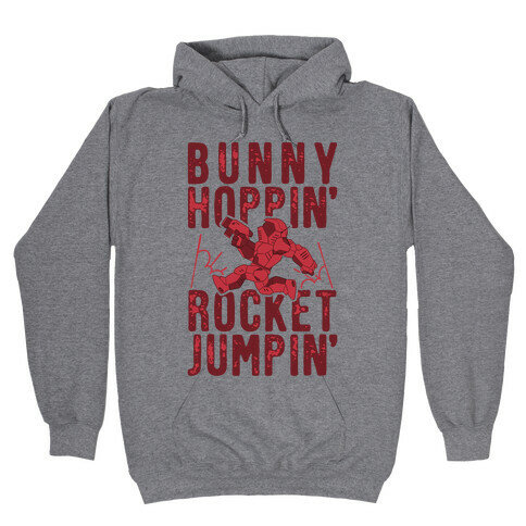 Bunny Hoppin' & Rocket Jumpin' Hooded Sweatshirt