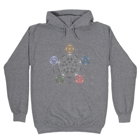 Witch's Elements In Balance Hooded Sweatshirt