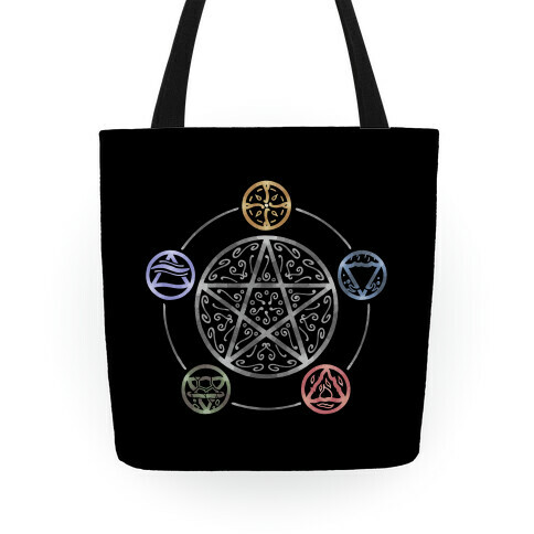 Witch's Elements In Balance Tote