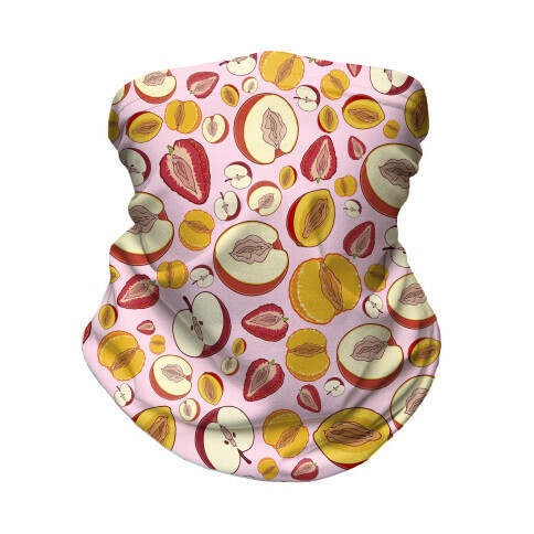 Fruity Vaginas Pattern Neck Gaiter