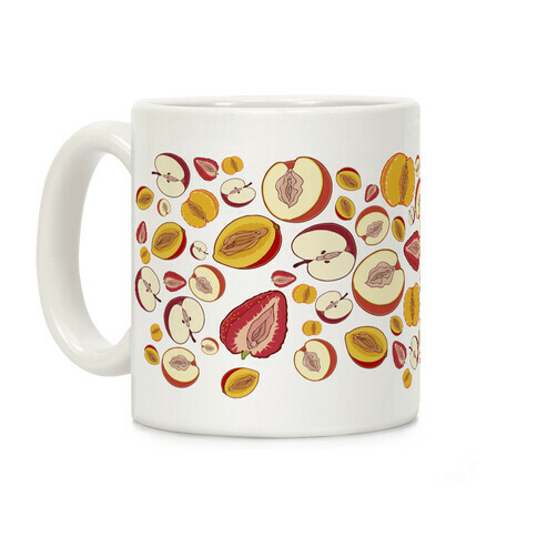 Fruity Vaginas Pattern Coffee Mug
