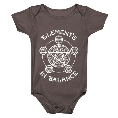 Witch's Elements In Balance Baby One-Piece