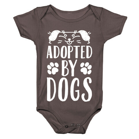 Adopted By Dogs Baby One-Piece