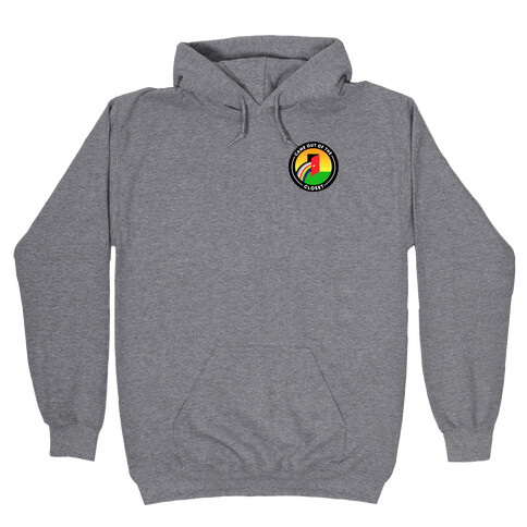 Came Out of The Closet Patch Version 2 Hooded Sweatshirt
