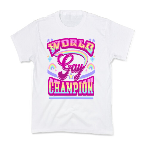 Gay World Champion Kids T-Shirt