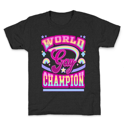 Gay World Champion Kids T-Shirt