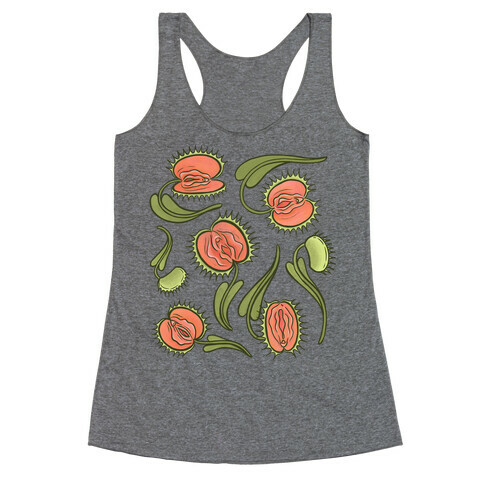 Venus Flytrap Vulvas Racerback Tank Top