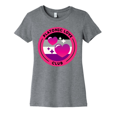 Platonic Love Club Patch Womens T-Shirt