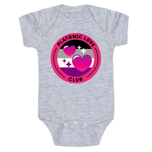 Platonic Love Club Patch Baby One-Piece