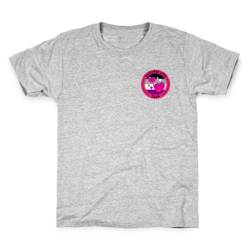 Platonic Love Club Patch Version 2 Kids T-Shirt