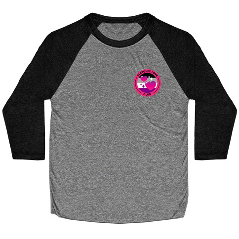 Platonic Love Club Patch Version 2 Baseball Tee