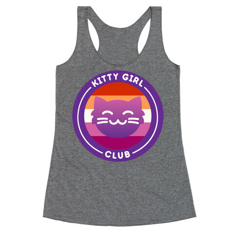 Kitty Girl Club Patch Racerback Tank Top