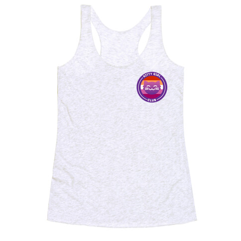 Kitty Girl Club Patch Version Racerback Tank Top