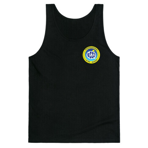 Professional Hype Queen Patch Version 2 White Print  Tank Top