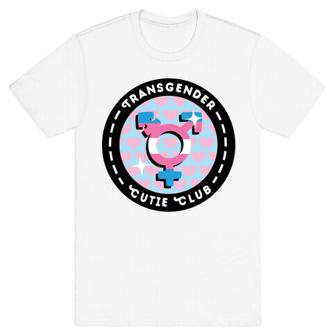 Transgender Cutie Club Patch T-Shirt