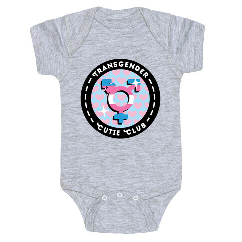 Transgender Cutie Club Patch Baby One-Piece