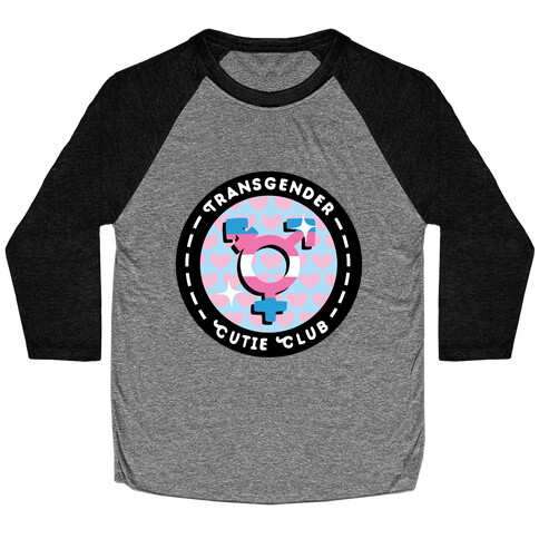 Transgender Cutie Club Patch Baseball Tee