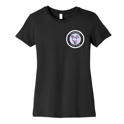 Transgender Cutie Club Patch Womens T-Shirt