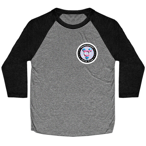 Transgender Cutie Club Patch Baseball Tee