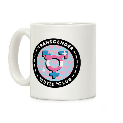 Transgender Cutie Club Patch Coffee Mug