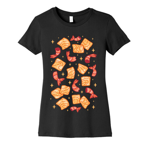 Cinnamon Shrimp Cereal Womens T-Shirt