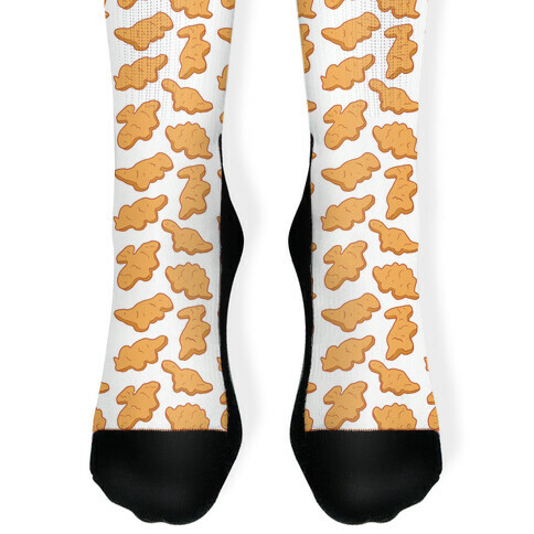 Dino Nuggies Pattern Sock