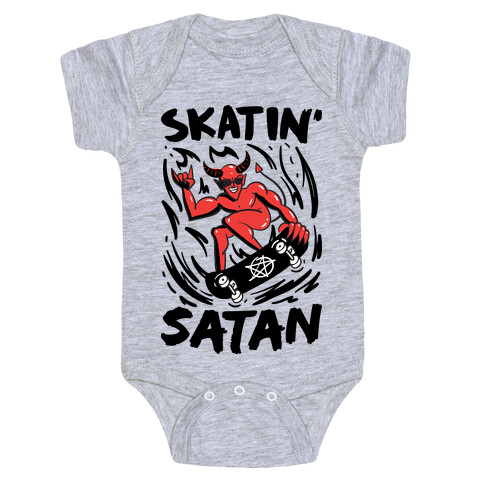 Skatin' Satan Baby One-Piece