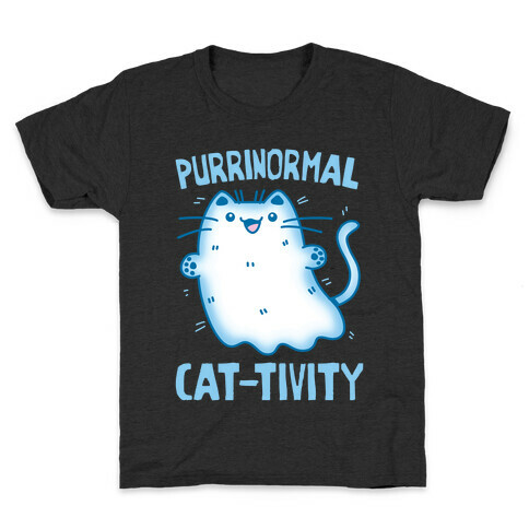 Purrinormal Cat-tivity Kids T-Shirt