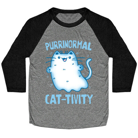 Purrinormal Cat-tivity Baseball Tee