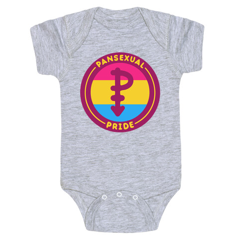 Pansexual Pride Patch Baby One-Piece