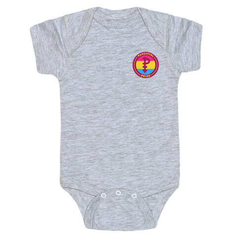 Pansexual Pride Patch Version 1 Baby One-Piece